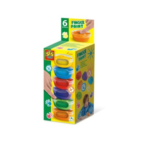 Set acuarele pentru degete (6 x 45ml) - imagine 6